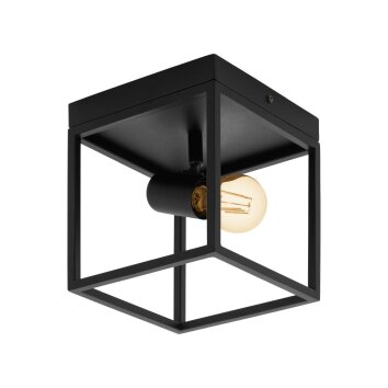 EGLO SILENTINA Plafoniera Nero, 1-Luce