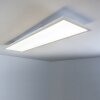 Lerum Plafoniera LED Bianco, 1-Luce, Telecomando