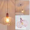 Mattmar Lampadario a sospensione Grigio, Fucsia, 1-Luce