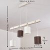 Barbengo Lampada a Sospensione Bianco, 4-Luci