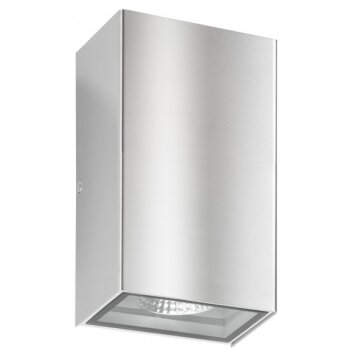 Lcd Heiligenhaus Applique LED Acciaio inox, 2-Luci