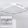 Antria Plafoniera LED Bianco, 1-Luce