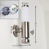 Walise Applique da esterno Acciaio inox, 1-Luce, Sensori di movimento