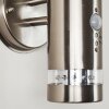 Walise Applique da esterno Acciaio inox, 1-Luce, Sensori di movimento