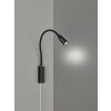Applique Fischer & Honsel function Sten LED Nero, 1-Luce