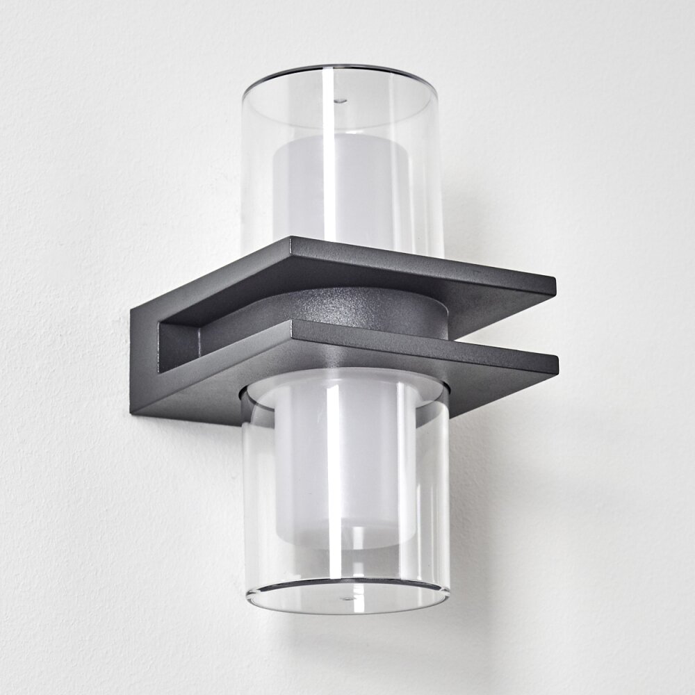 Kekenis Applique da esterno LED Antracite, 1-Luce