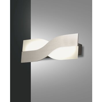 Fabas Luce Riace Applique LED Alluminio, 1-Luce