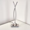 Horpmaal Lampada da Tavolo LED Nichel opaco, 2-Luci
