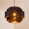 Liared Lampadario a sospensione Nero, 1-Luce