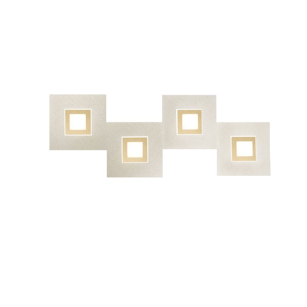 Grossmann Karree Applique LED Champagne, 4-Luci main product photo