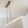 Masterlight Lampadario a sospensione LED Alluminio, Nichel opaco, 1-Luce