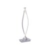 Leuchten-Direkt MAJA Lampada da Tavolo LED Acciaio inox, 2-Luci