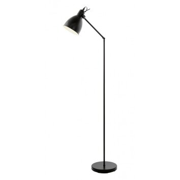 Eglo PRIDDY Lampada da pavimento Nero, Bianco, 1-Luce