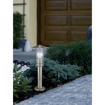 Eglo LISIO Lampada da terra per esterno Acciaio inox, 1-Luce