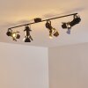 Lichinga Faretto da soffitto Nero, 4-Luci