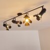 Lichinga Faretto da soffitto Nero, 4-Luci