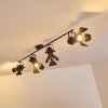 Lichinga Faretto da soffitto Nero, 4-Luci