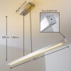 Masterlight Real Lampadario a sospensione LED Alluminio, Nichel opaco, 1-Luce