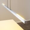 Masterlight Real Lampadario a sospensione LED Alluminio, Nichel opaco, 1-Luce