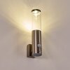 Noreaz Applique da esterno LED Acciaio inox, 1-Luce, Sensori di movimento