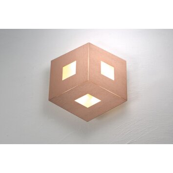 Bopp-Leuchten BOX COMFORT Plafoniera LED Oro, Fucsia, 3-Luci