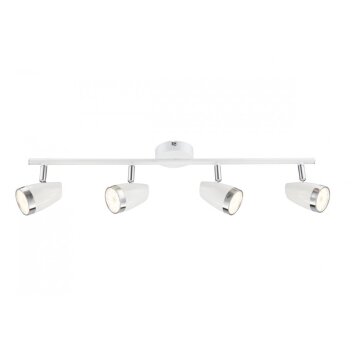 Globo Barra con faretti da soffitto LED Bianco, 4-Luci