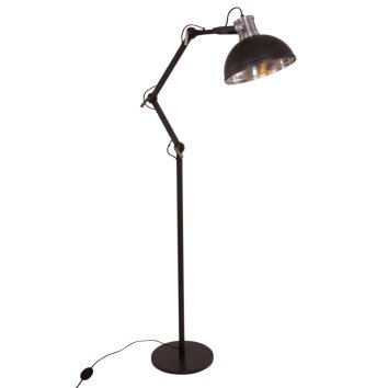 Steinhauer Brooklyn Lampada da terra Nero, 1-Luce