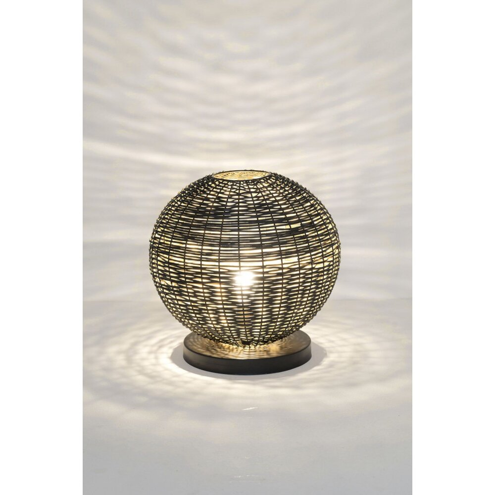Holländer BUFFONE Lampada da tavolo Oro, Nero, 1-Luce main product photo
