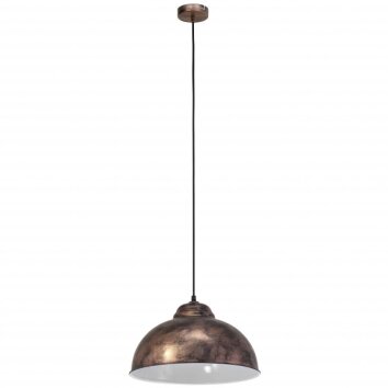 Eglo VINTAGE Lampadario a sospensione Marrone scuro, Ramato, 1-Luce