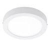 Eglo FUEVA-C Plafoniera LED Bianco, 1-Luce, Cambia colore