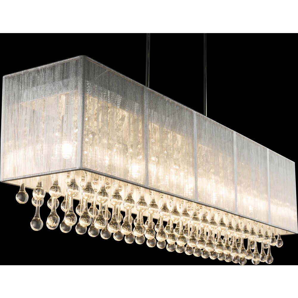 Globo Sierra Lampadario a sospensione LED Cromo, 8-Luci main product photo