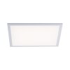 Leuchten Direkt Ls-FLAT Plafoniera LED Bianco, 1-Luce, Telecomando, Cambia colore