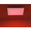 Leuchten Direkt Ls-FLAT Plafoniera LED Bianco, 1-Luce, Telecomando, Cambia colore
