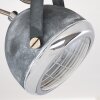 Foverup Plafoniera Cromo, Grigio, 1-Luce