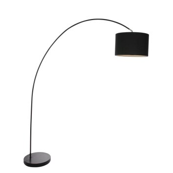 Steinhauer Twaki Lampada da terra Nero, 1-Luce