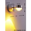 Harare Applique LED Alluminio, 1-Luce