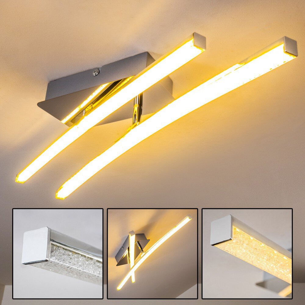 Georgina Plafoniera LED Cromo, 2-Luci main product photo