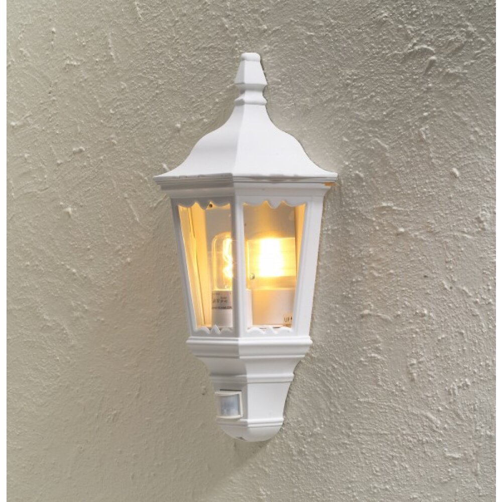 Konstsmide Firenze Applique Bianco, 1-Luce, Sensori di movimento main product photo