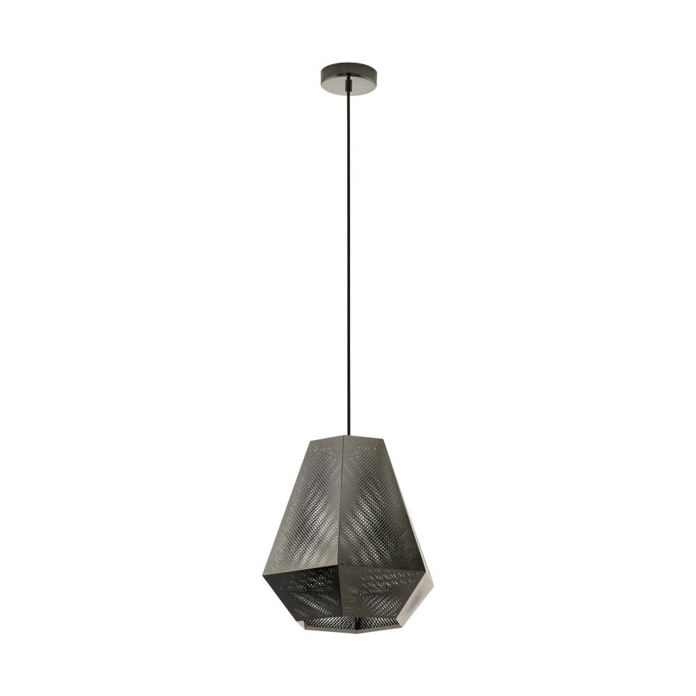 EGLO CHIAVICA Lampadario a sospensione Nichel opaco, Nero, 1-Luce main product photo