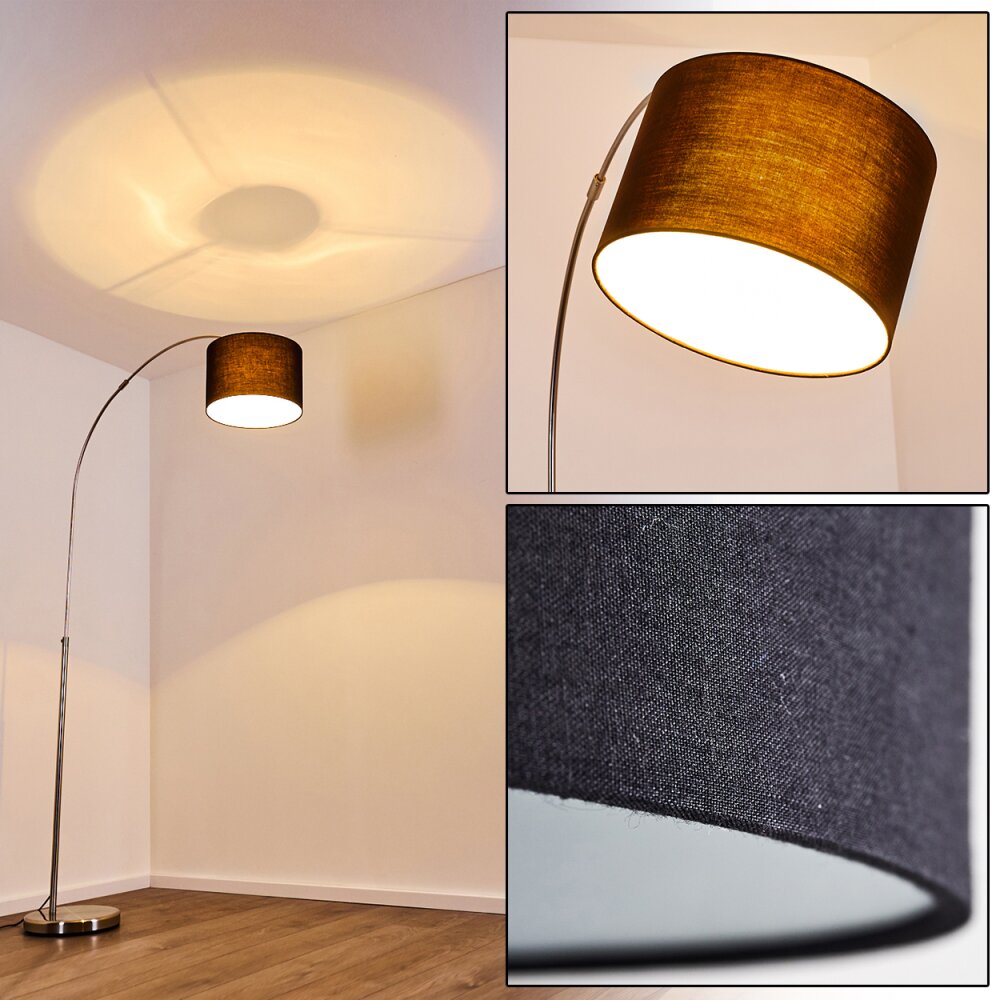 Wiby Lampada da terra Nichel opaco, 1-Luce main product photo