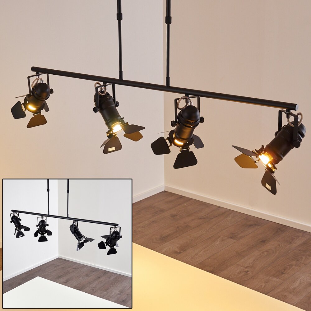 Lichinga Lampada a Sospensione Nero, 4-Luci main product photo