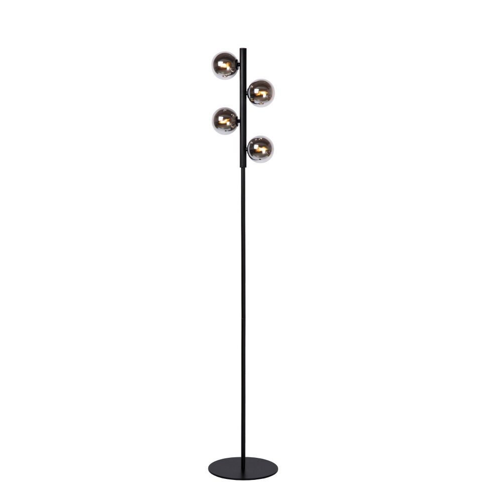 Lucide TYCHO Lampada da terra Nero, 4-Luci main product photo