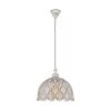 Eglo TALBOT 2 Lampadario a sospensione Marrone scuro, Bianco, 1-Luce