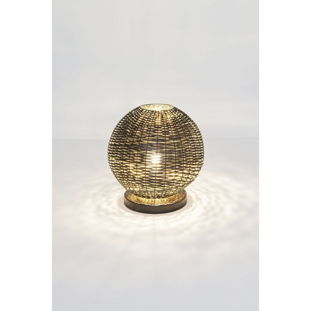 Holländer BUFFONE Lampada da tavolo Oro, Nero, 1-Luce main product photo