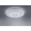 Leuchten Direkt JONAS Plafoniera LED Bianco, 1-Luce, Telecomando