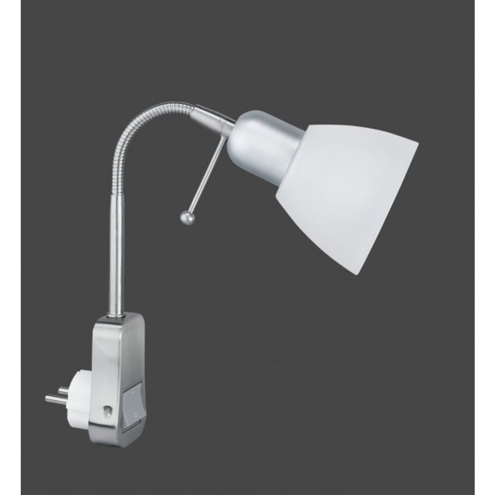 Trio 8901 Lampada con presa elettrica Nichel opaco, 1-Luce main product photo