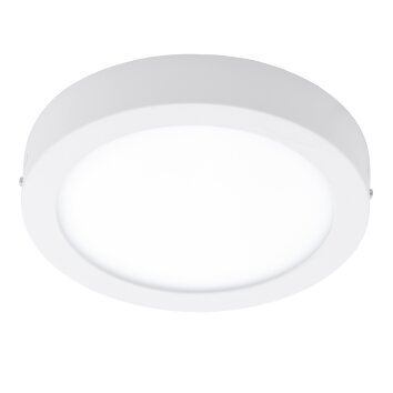 Eglo FUEVA-C Plafoniera LED Bianco, 1-Luce, Telecomando, Cambia colore