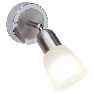 Brilliant Bethany Faretto da parete LED Cromo, 1-Luce