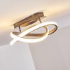 Cochato Plafoniera LED Nichel opaco, 1-Luce