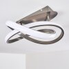 Cochato Plafoniera LED Nichel opaco, 1-Luce